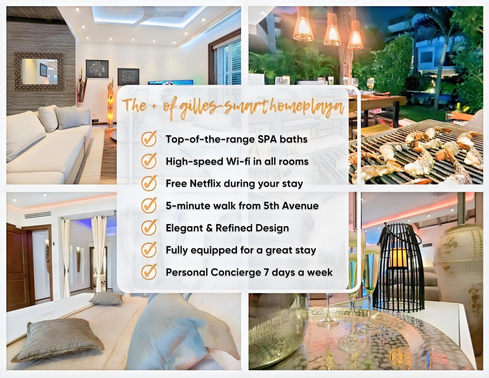 Luxury Duplex -4 Pers- 2Mn Beach&5Th Av, Pool, Gym Playa del Carmen Zewnętrze zdjęcie